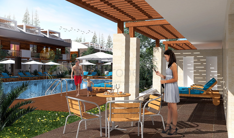 Элитный проект в Ларе Анталья в 400 м от песчаных пляжей