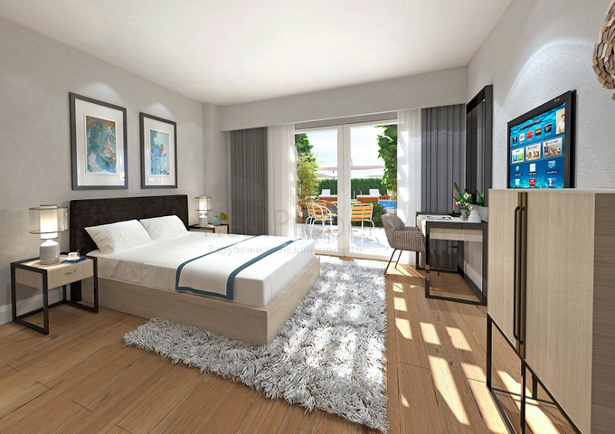 Элитный проект в Ларе Анталья в 400 м от песчаных пляжей