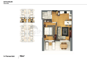 Элитный проект в Ларе Анталья в 400 м от песчаных пляжей