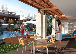 Элитный проект в Ларе Анталья в 400 м от песчаных пляжей