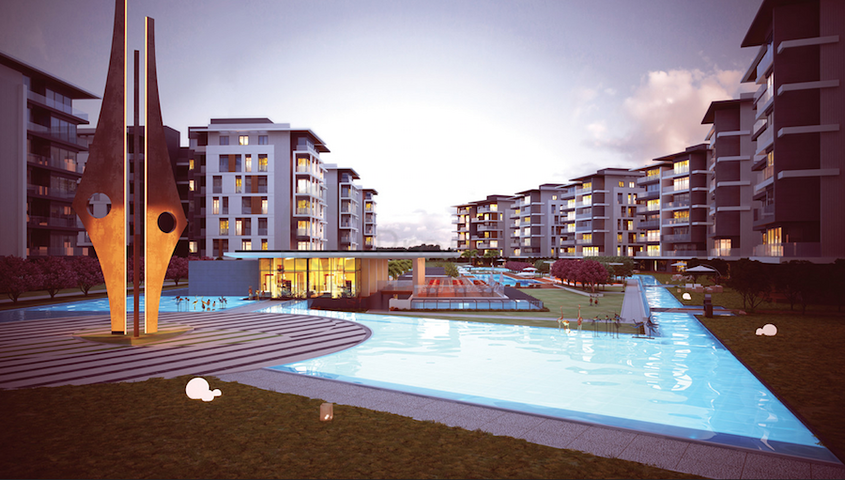 Мега проект в Анталии в районе Гюрсу Коньяалты 500 метров до моря 