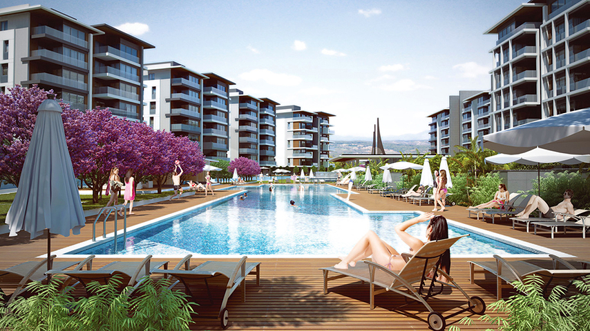 Мега проект в Анталии в районе Гюрсу Коньяалты 500 метров до моря 