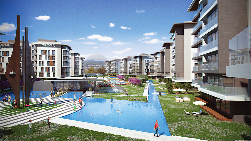 Мега проект в Анталии в районе Гюрсу Коньяалты 500 метров до моря 