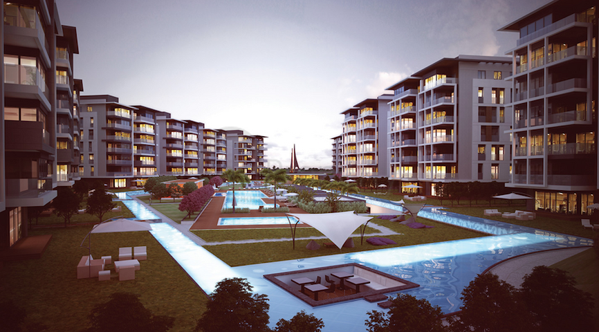 Мега проект в Анталии в районе Гюрсу Коньяалты 500 метров до моря 