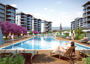 Мега проект в Анталии в районе Гюрсу Коньяалты 500 метров до моря 