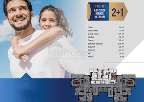 Готовый проект в районе Дошемеальты Анталья