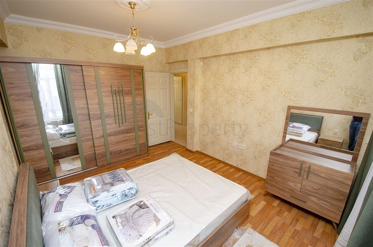 Просторные квартиры 3+1 с мебелью 1 км до моря в Ларе Анталья