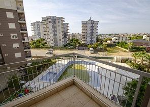 Просторные квартиры 3+1 с мебелью 1 км до моря в Ларе Анталья