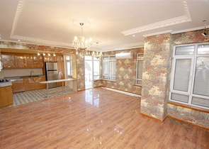 Просторные квартиры 3+1 с мебелью 1 км до моря в Ларе Анталья