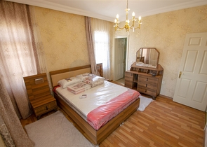 Просторные квартиры 3+1 с мебелью 1 км до моря в Ларе Анталья