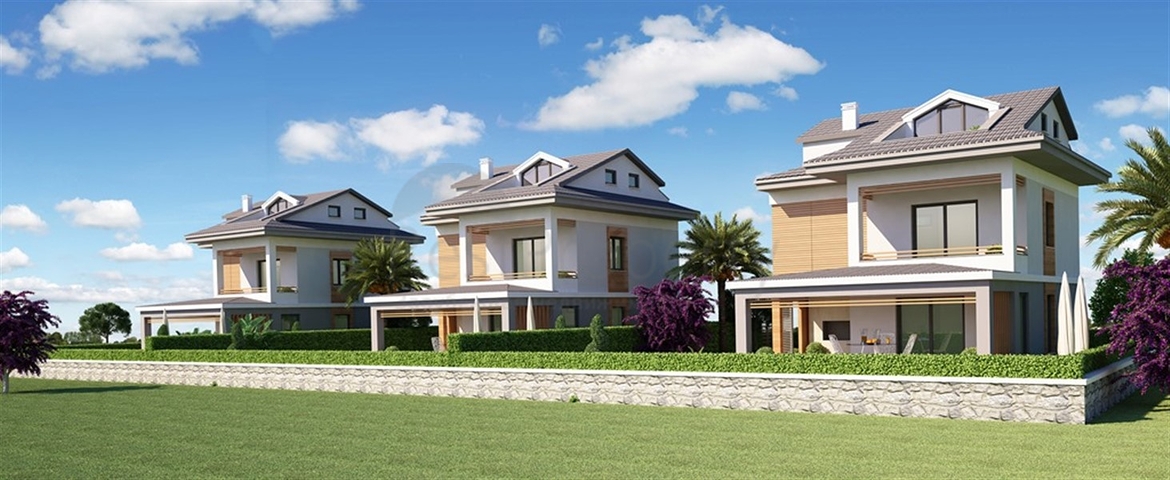 Новая трехэтажная вилла в районе Чалыш, Фетхие