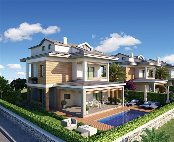 Новая трехэтажная вилла в районе Чалыш, Фетхие