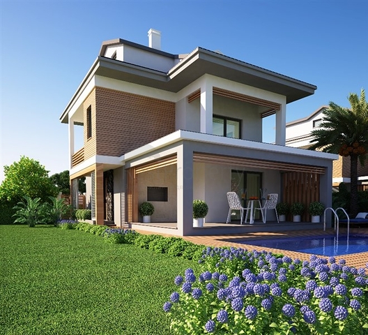 Новая трехэтажная вилла в районе Чалыш, Фетхие