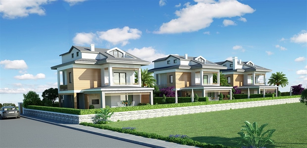 Новая трехэтажная вилла в районе Чалыш, Фетхие