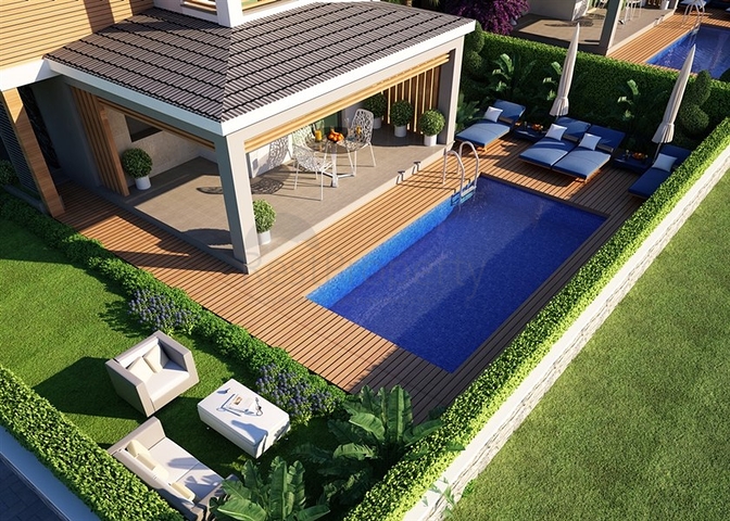 Новая трехэтажная вилла в районе Чалыш, Фетхие