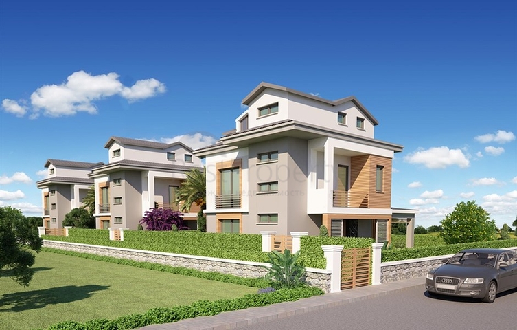 Новая трехэтажная вилла в районе Чалыш, Фетхие