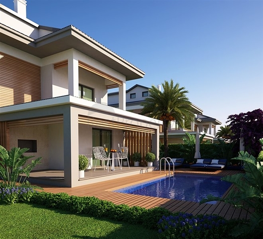 Новая трехэтажная вилла в районе Чалыш, Фетхие