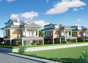 Новая трехэтажная вилла в районе Чалыш, Фетхие