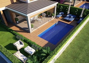 Новая трехэтажная вилла в районе Чалыш, Фетхие