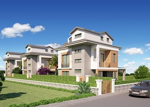 Новая трехэтажная вилла в районе Чалыш, Фетхие