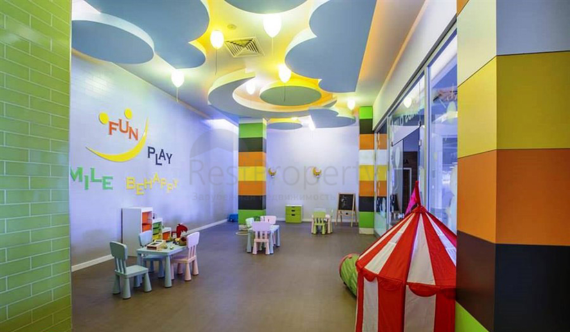 Квартира-студия в современном комплексе в Авсалларе