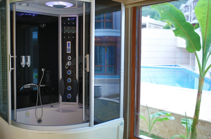 Вилла с мебелью в окружении горной природы в Анталии