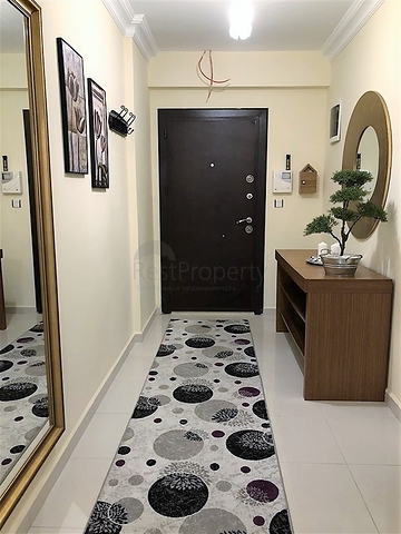 Меблированные апартаменты на первой линии в Махмутларе