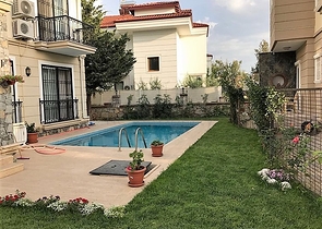 Двухэтажная меблированная вилла в Чалыш, Фетхие