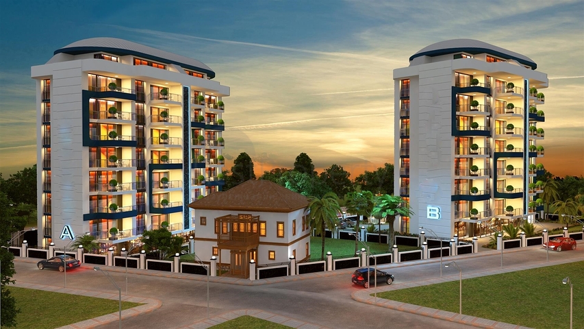 Новый проект в самом центре курортной Алании