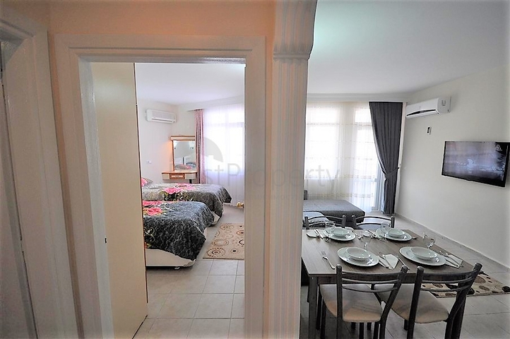 Меблированные апартаменты 1+1 в районе Оба