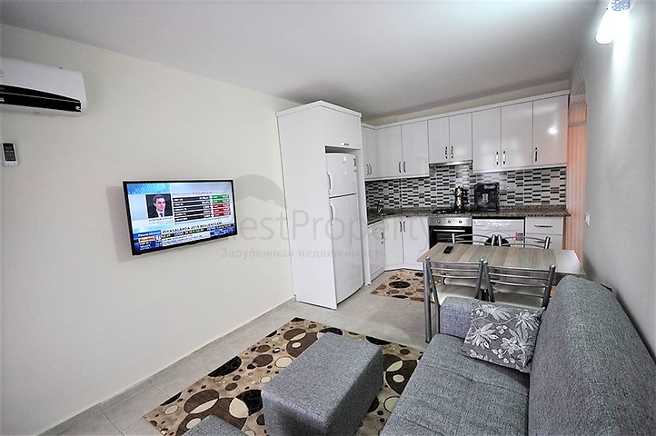 Меблированные апартаменты 1+1 в районе Оба