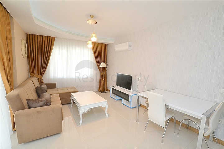 Двухкомнатные апартаменты в Махмутларе