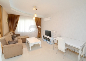 Двухкомнатные апартаменты в Махмутларе