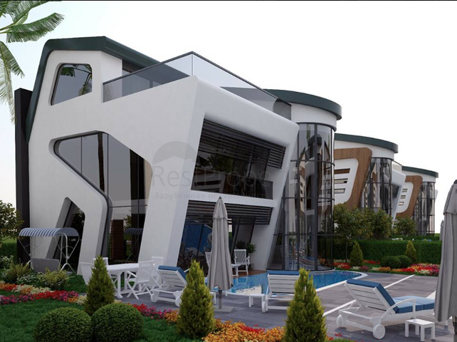 Виллы 5+1 с личным бассейном в Коньяалты Анталья