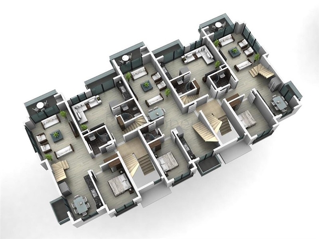 Квартиры в новом комплексе в Фетхие