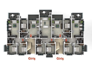 Квартиры в новом комплексе в Фетхие