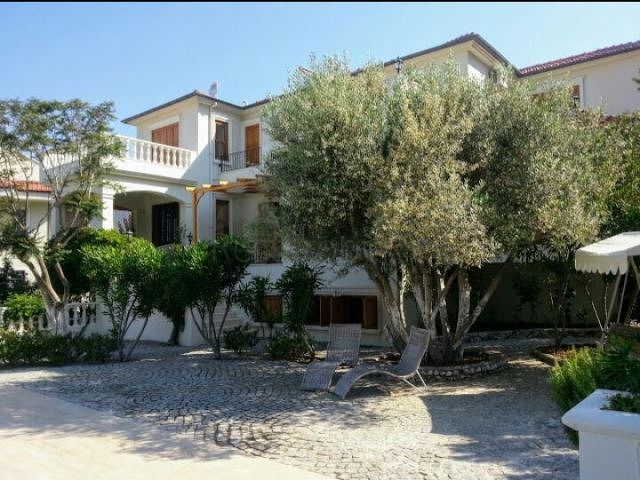 Дом в горном ущелье с зеленым садом