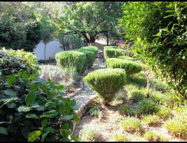 Дом в горном ущелье с зеленым садом