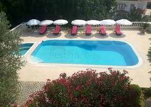 Дом в горном ущелье с зеленым садом