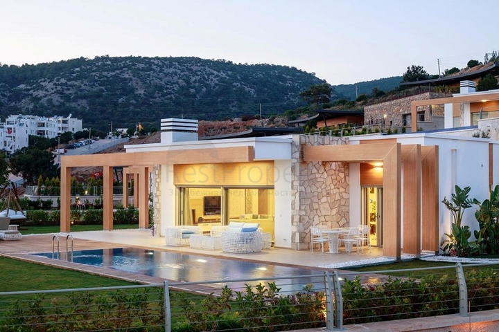 Люксовая вилла с видом на море в Бодруме