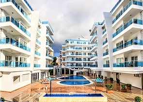 Квартира планировкой 1+1 рядом с песчаным пляжем