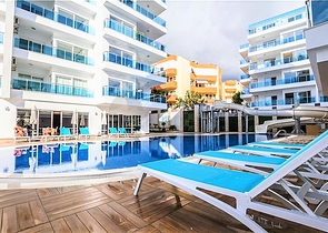 Квартира планировкой 1+1 рядом с песчаным пляжем