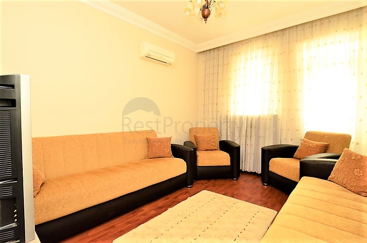 Трехкомнатная квартира в туристической Аланье