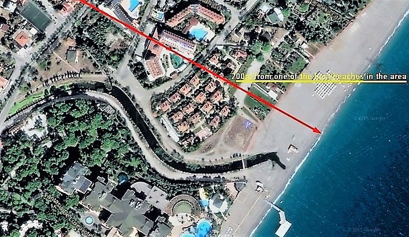 Квартиры 2+1 с мебелью 200 м до моря в Чамьюва Кемере