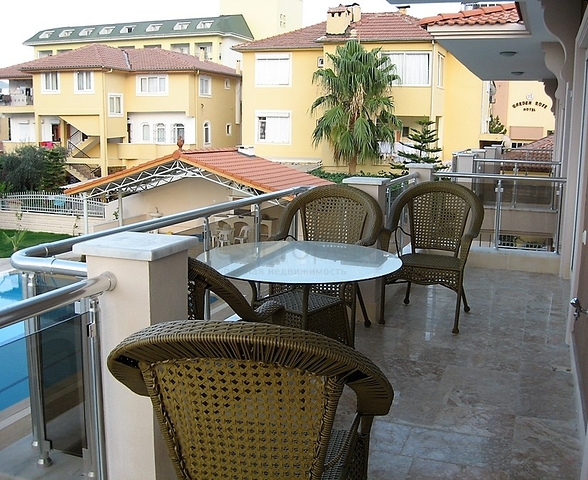 Квартиры 2+1 с мебелью 200 м до моря в Чамьюва Кемере