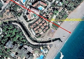 Квартиры 2+1 с мебелью 200 м до моря в Чамьюва Кемере