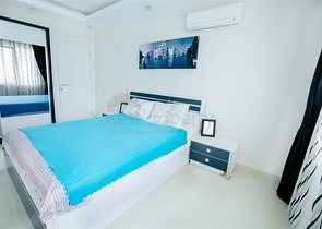 Просторная двухкомнатная квартира в районе Махмутлар