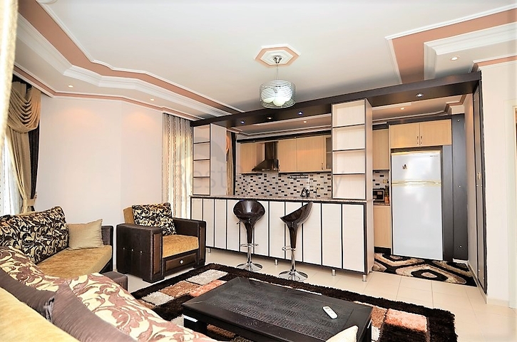 Уютная меблированная квартира в центре Аланьи