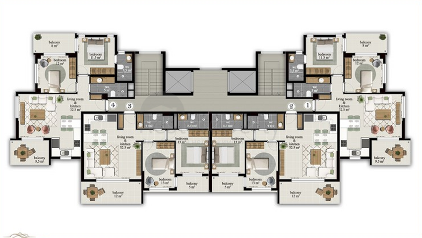 Готовый комплекс от известного застройщика