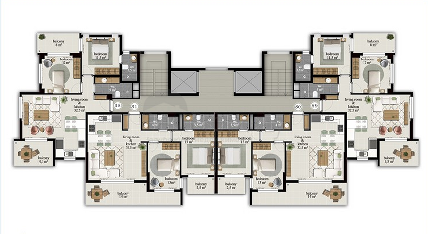 Готовый комплекс от известного застройщика